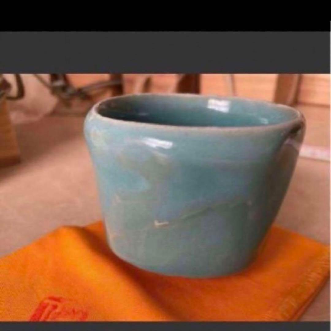 ◎成良仁　東京藝術大学 青瓷釉　ぐい呑