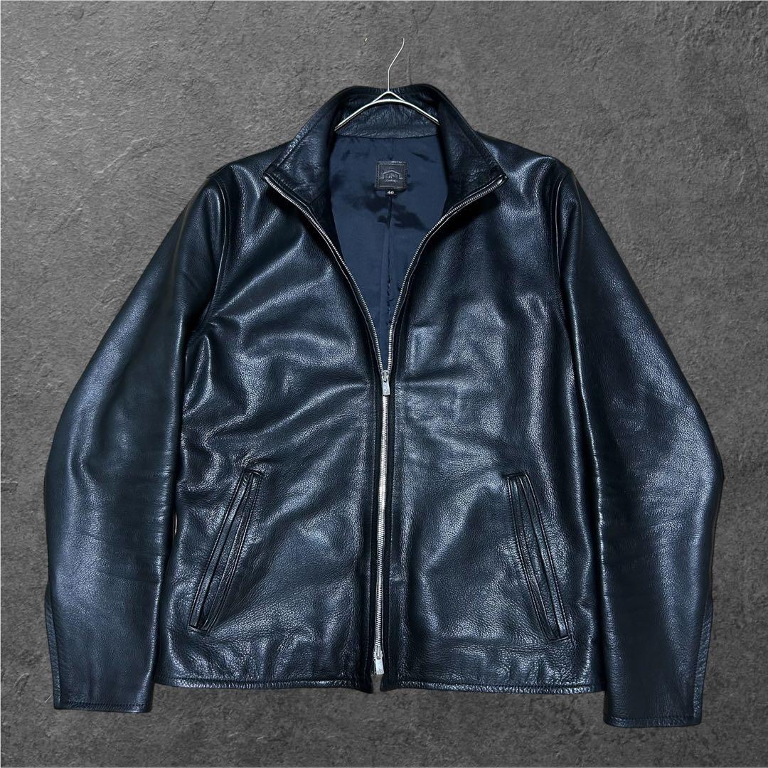 LEATHER HOUSE カウレザー レザージャケット シングルライダース