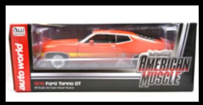 ミニカー 1970 FORD TORINO GT CALYPSO ORANGE