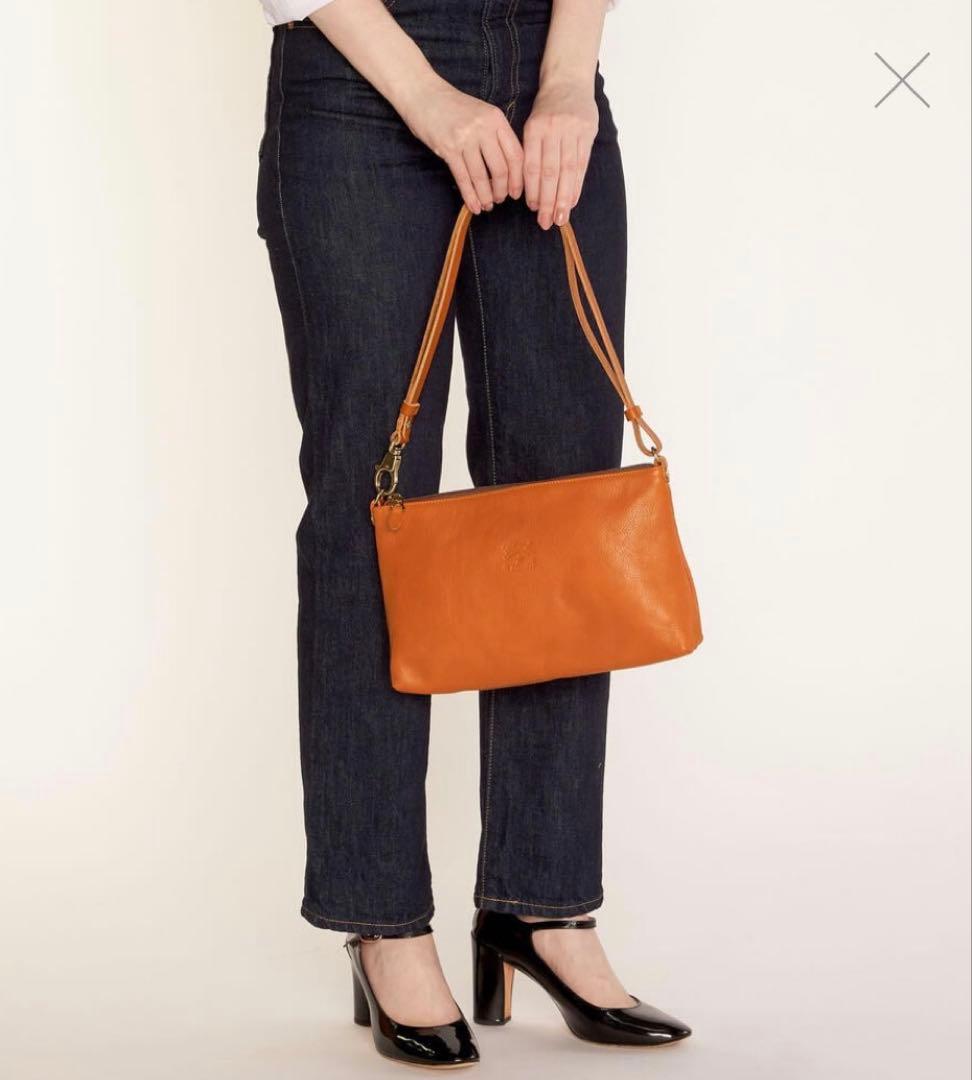 現行タグ美品★イルビゾンテ2WAYショルダーバッグ★保証書あり