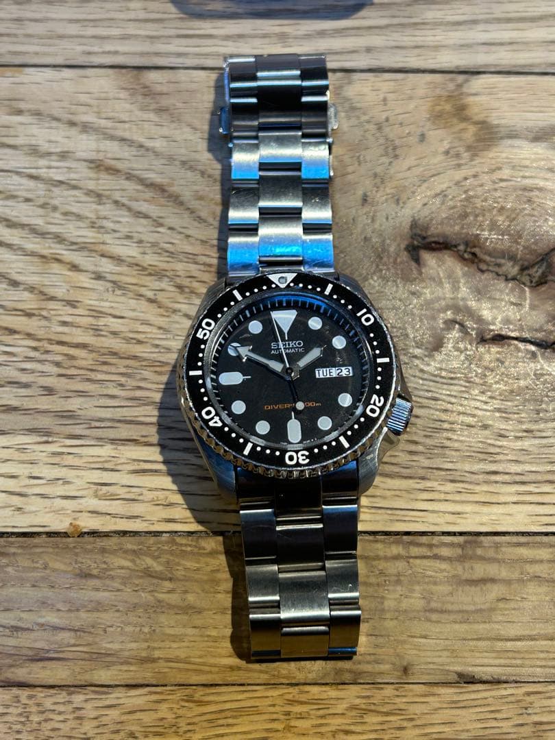 廃盤SEIKO セイコーブラックボーイSKX007 7S26おまけ付き