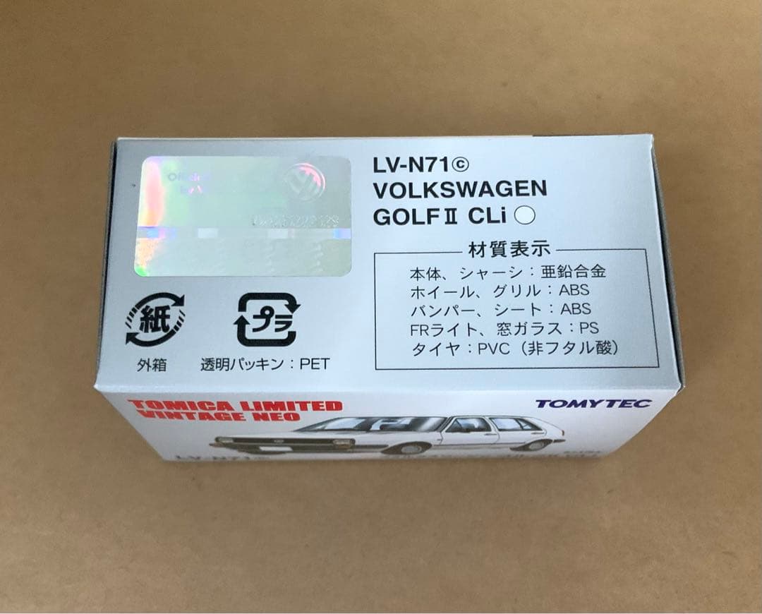 トミカ リミテッド ヴィンテージ ネオ　フォルクスワーゲン ゴルフⅡ CLi　白