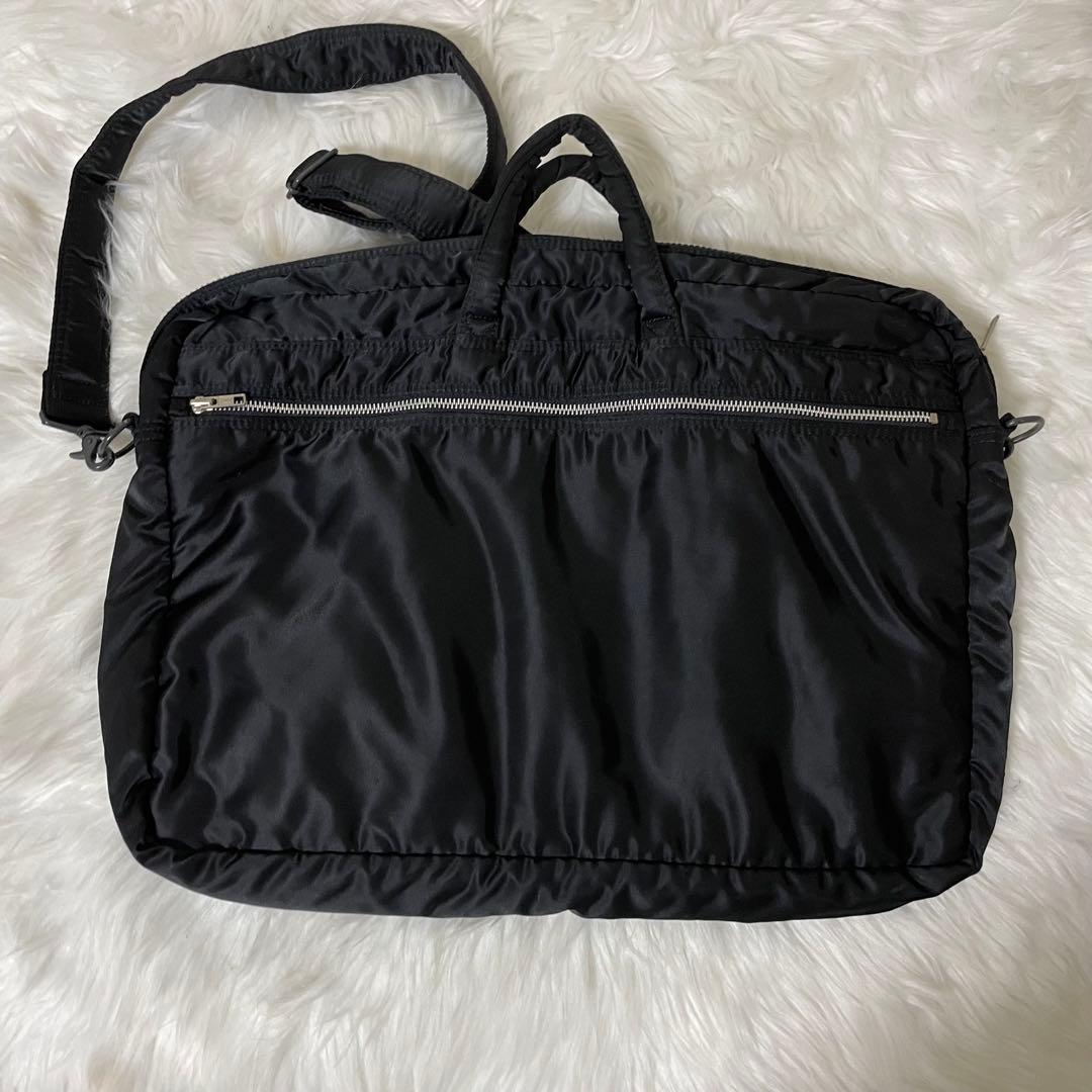 ポーター タンカー 大きめ ビジネスバッグ ブラック