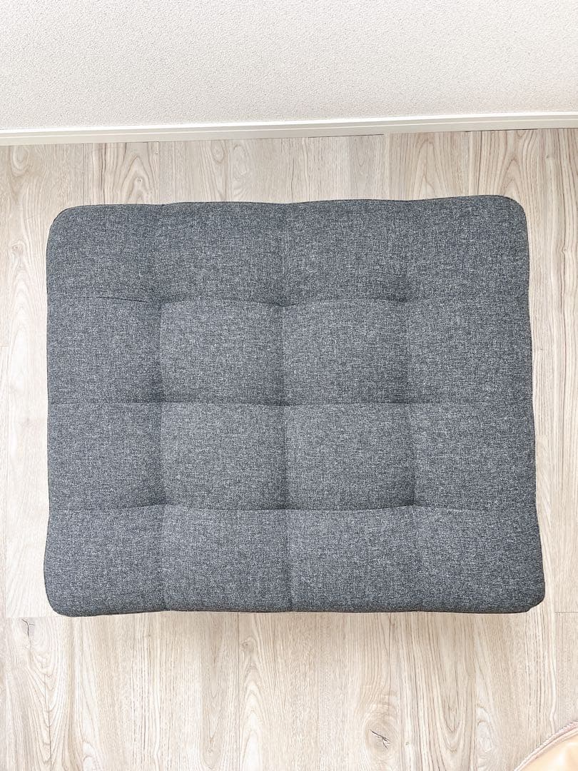 【未使用】IKEA オットマン ランズクローナ　ダークグレー