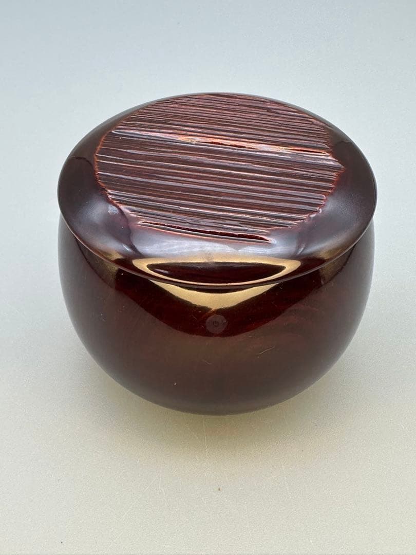 茶道具　棗　大徳寺六代管長　伝衣書付　大徳寺古材　碁器形茶器