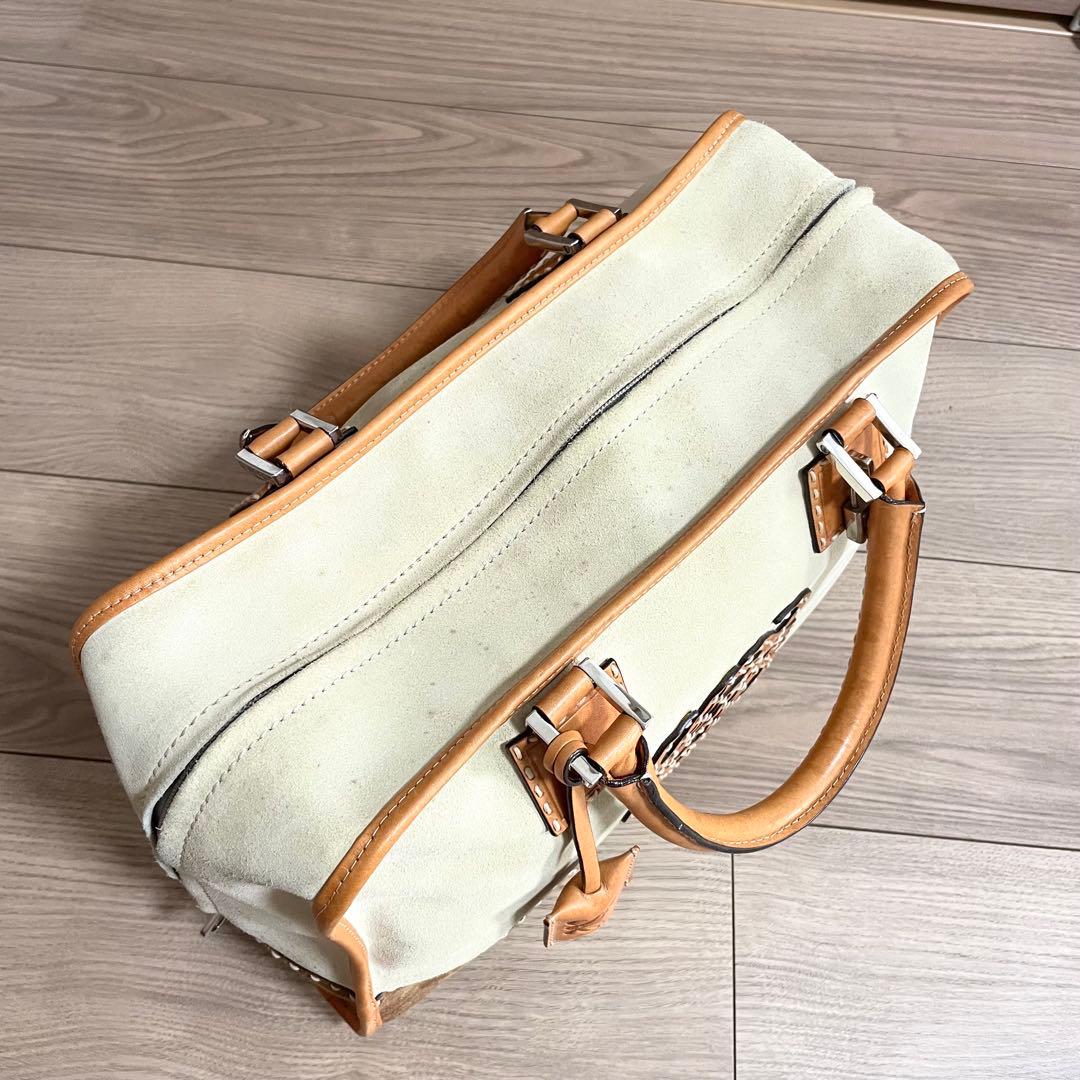 超希少/ロエベ　ハンドバッグ　アマソナ36 アナグラム　2007年限定　ベージュ