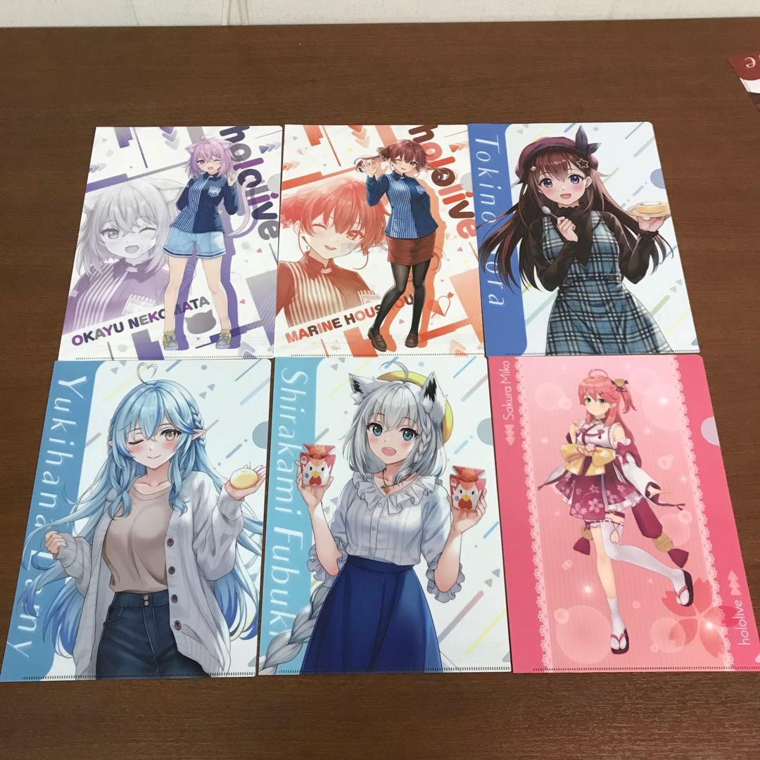 ❶未開封含 ホロライブ セブンイレブン ファミマコラボ クリアファイルまとめ売り