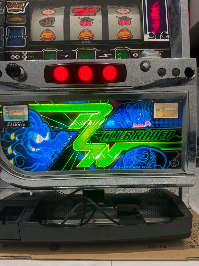 【希少】クラブロデオ T スロット 不要機 実機 家庭用電源 パチスロ実機