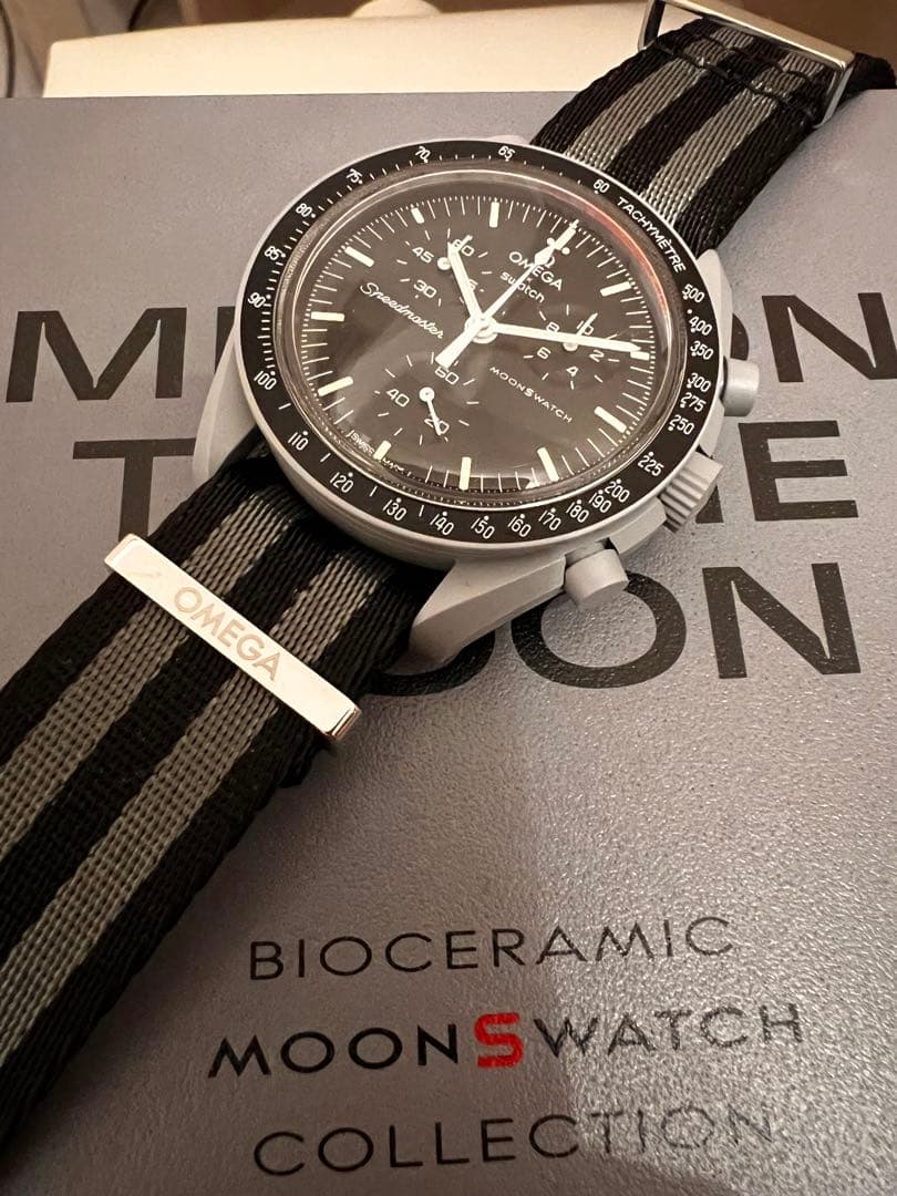 OMEGA✖️SWATCH MOON 正規品　袋付き　オメガNATOストラップ