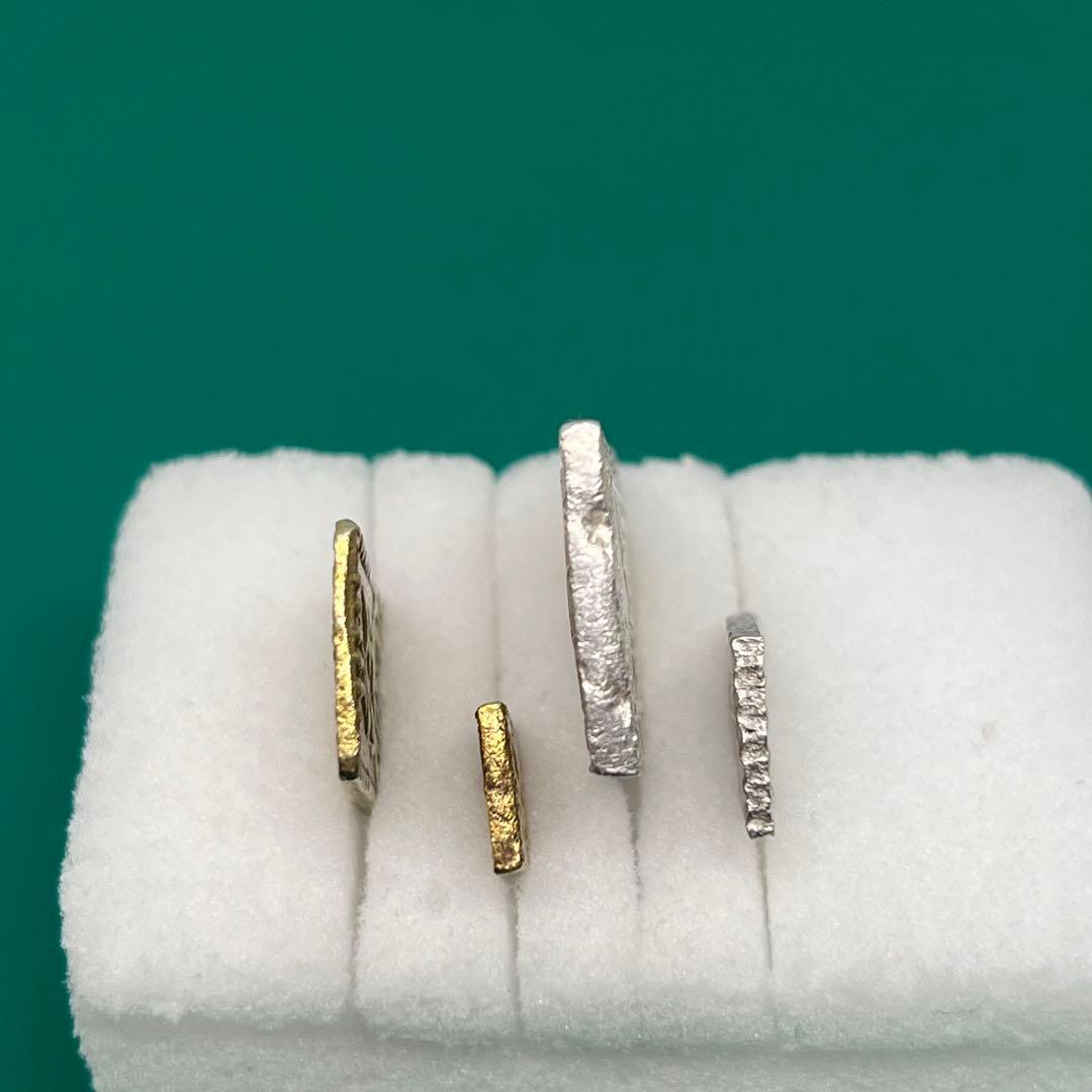 明治二分金、天保二朱金、天保一分銀、明治一朱銀 （各1枚）No2125