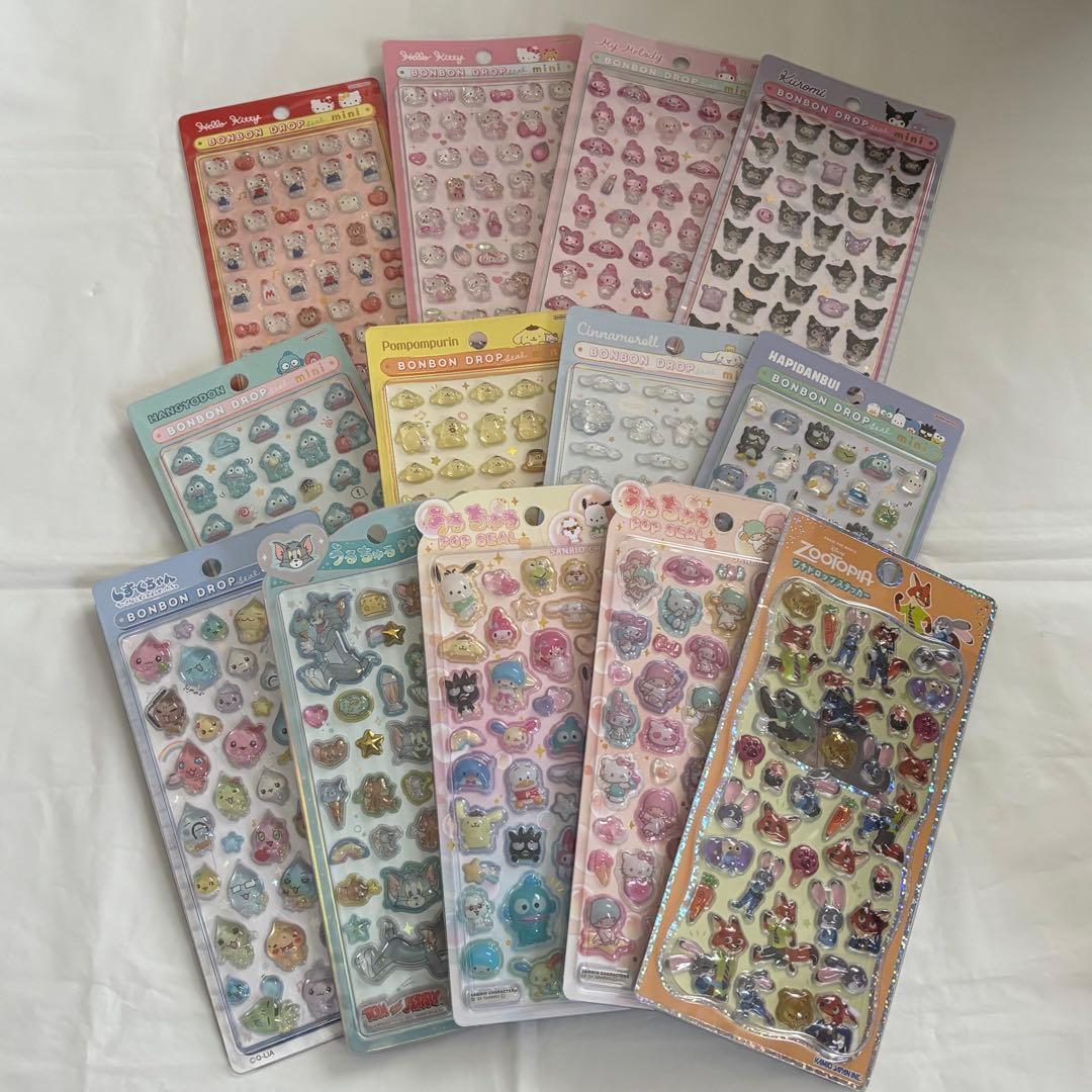 り*️様 サンリオ ボンボンドロップシール まとめ売り
