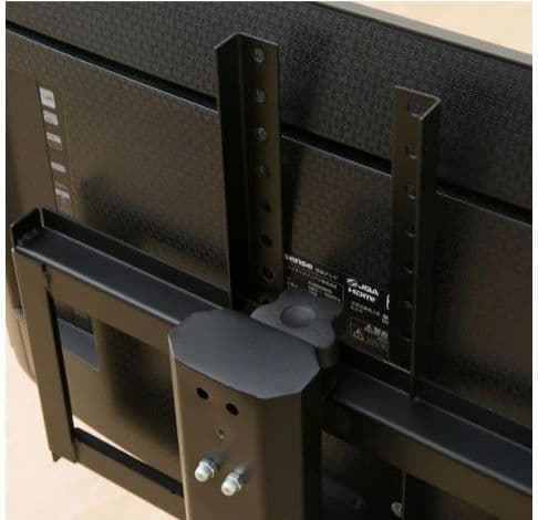 マッチ　新品　ニトリ　壁寄せテレビスタンド(ヘキ BK)