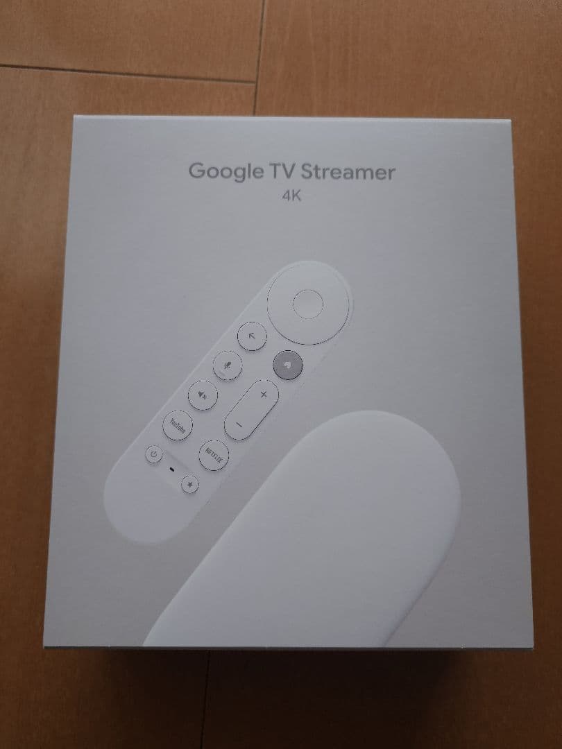 Google TV Streamer 4K ホワイト 付属品完備 新品付属品あり
