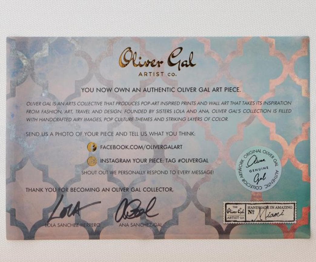 新品未使用 オリバーガル oliver gal エルメス キャンバスアート 絵画