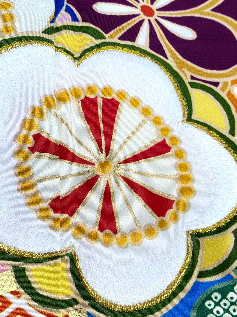 振袖 豪華 刺繍 金彩 大輪 身丈166cm 撥水加工済