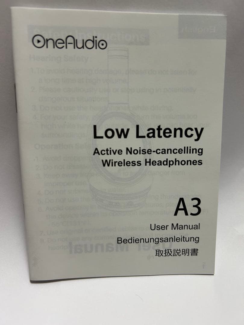 OneAudio A3 ワイヤレスヘッドホン
