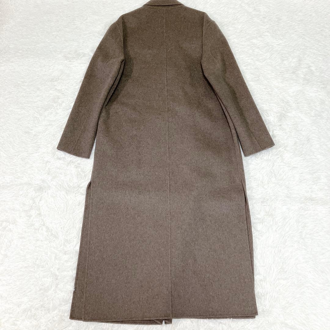 ほぼ未使用✨NOBLE ノーブル　リバー　チェスター コート　ダブル　ブラウン系