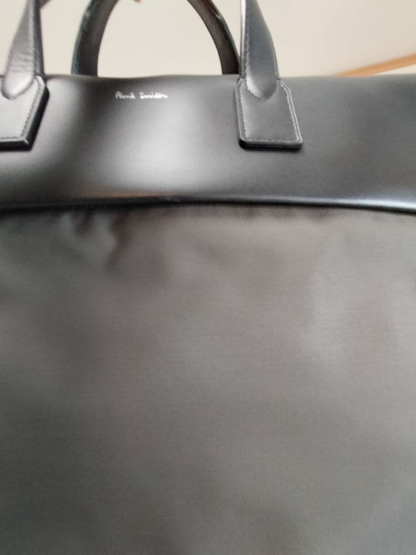 送料込【新品未使用】グレー　ポールスミスビジネスカジュアル２WAYレザー バッグ