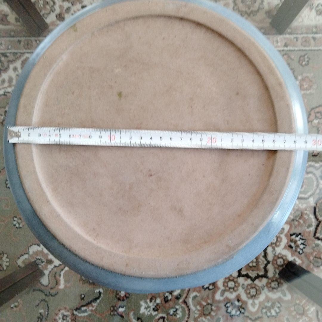 中国骨董　水盤 文房具【超大水盤、青磁洗】旧家蔵陶磁器名品　希少貴重コレクション