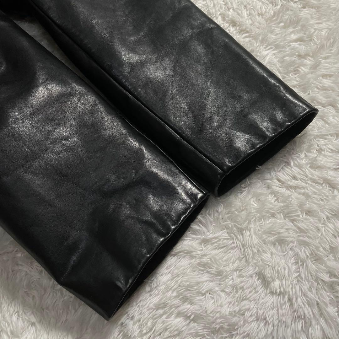 90s バナナリパブリック レザージャケット ライダースジャケット 襟付き