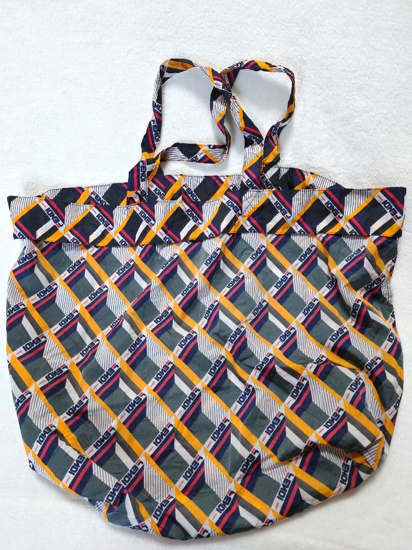 FENDI FIRA フィラ ナイロン トート エコバッグ 大容量 ポーチ付