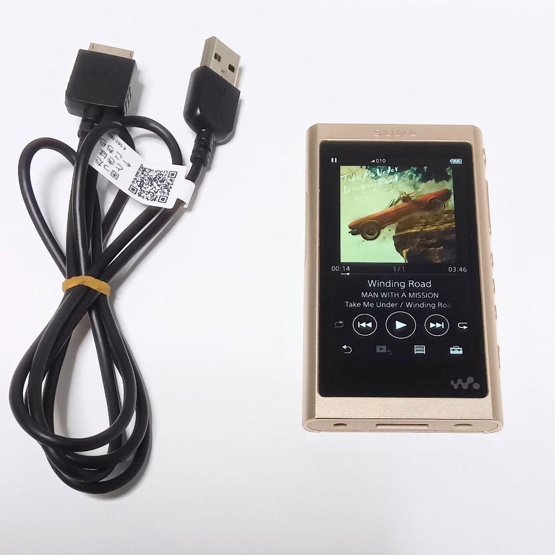 46時間連続再生確認 SONY NW-A57 64GB ウォークマン ゴールド