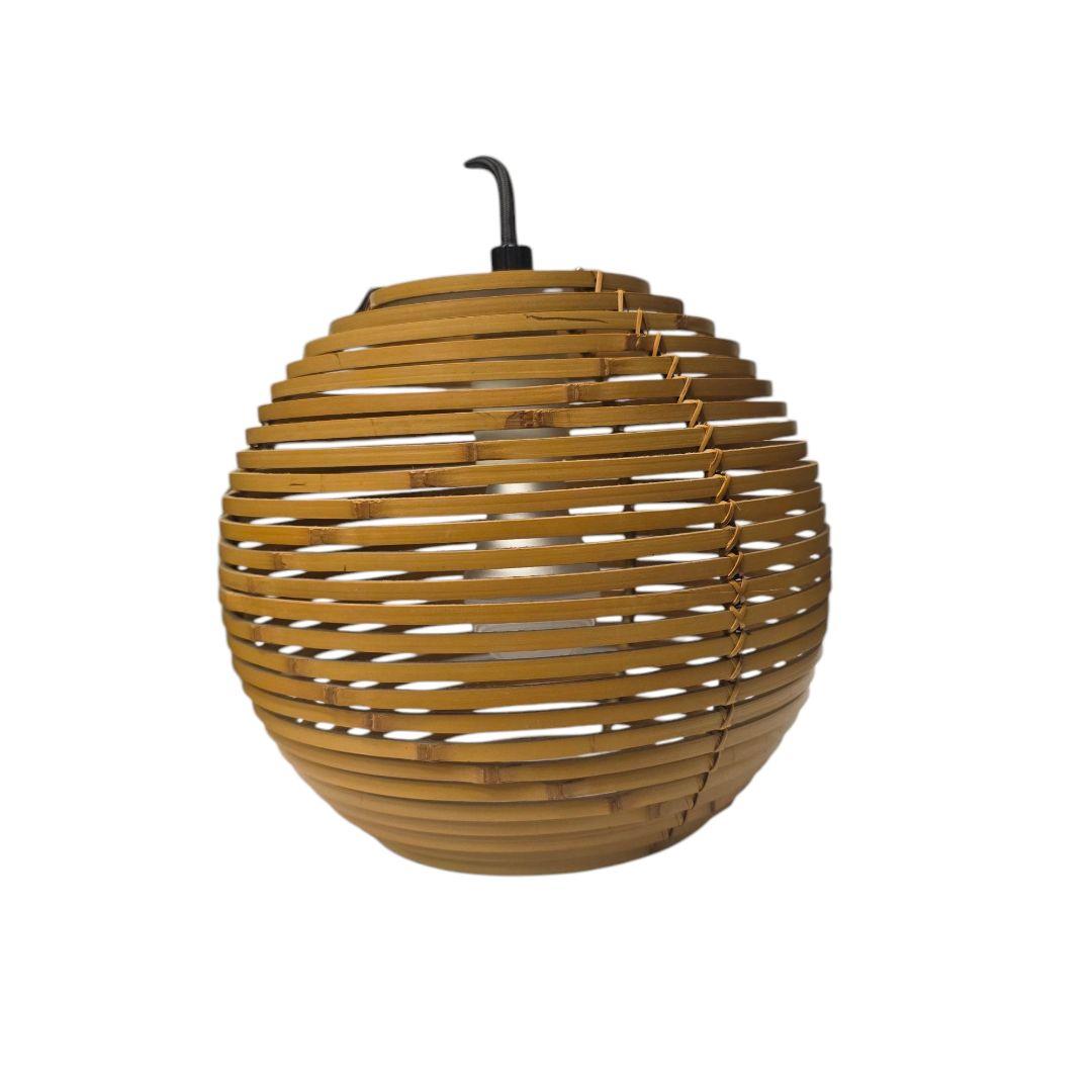 希少Yamagiwa 町田悟 竹細工 和モダン ランプ 照明 ビンテージ