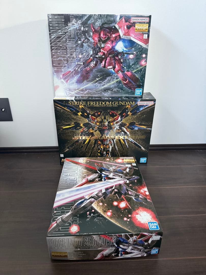 ま*ー様 ストライクフリーダムmgex ザクウォーリアmg インパルスmg ミー