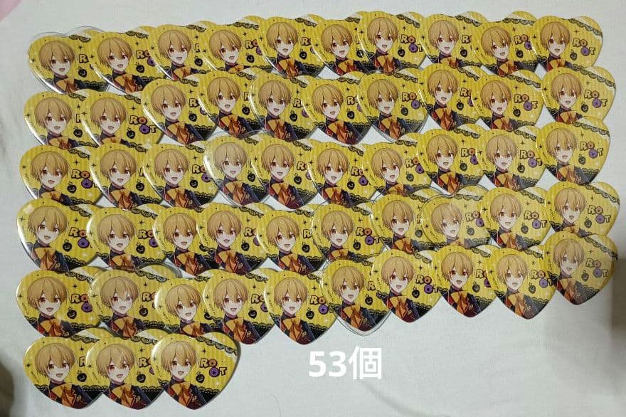 すとぷり　るぅと　ハートの缶バッチ　ハロウィン　2022　等身