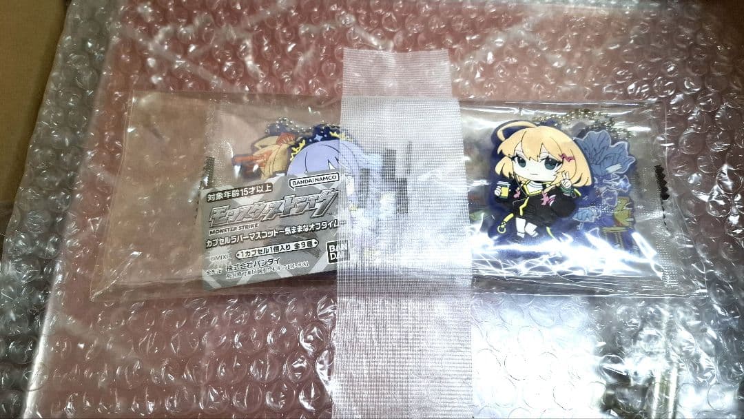 モンスターストライク　アクリルディスプレイ　ラバーマスコット９種　未開封