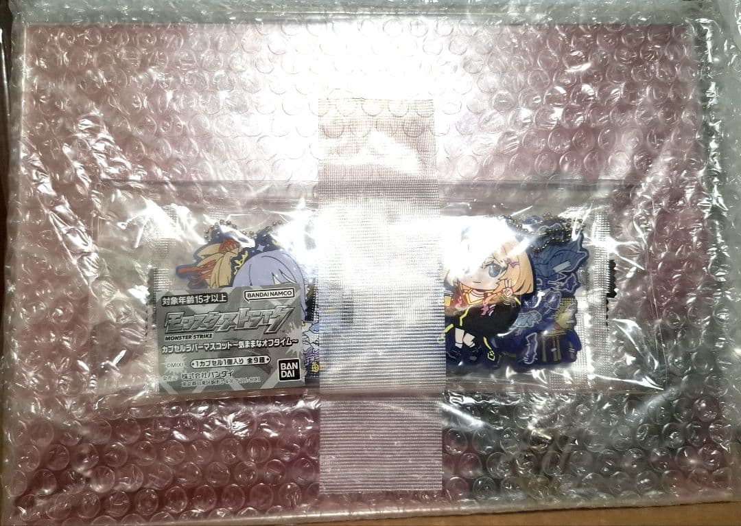 モンスターストライク　アクリルディスプレイ　ラバーマスコット９種　未開封