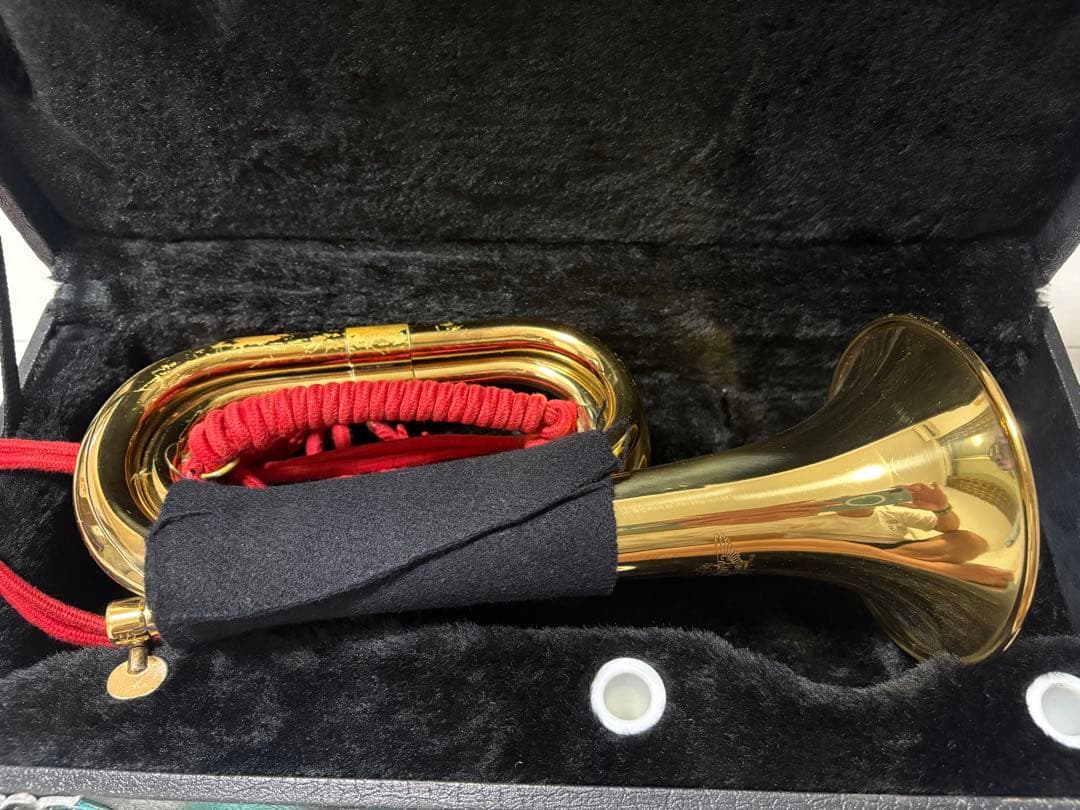 信号ラッパ　ヤマト　イーグル 3巻き　ハードケース付　付属品多数