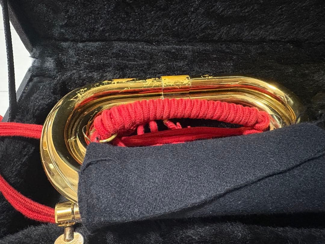 信号ラッパ　ヤマト　イーグル 3巻き　ハードケース付　付属品多数