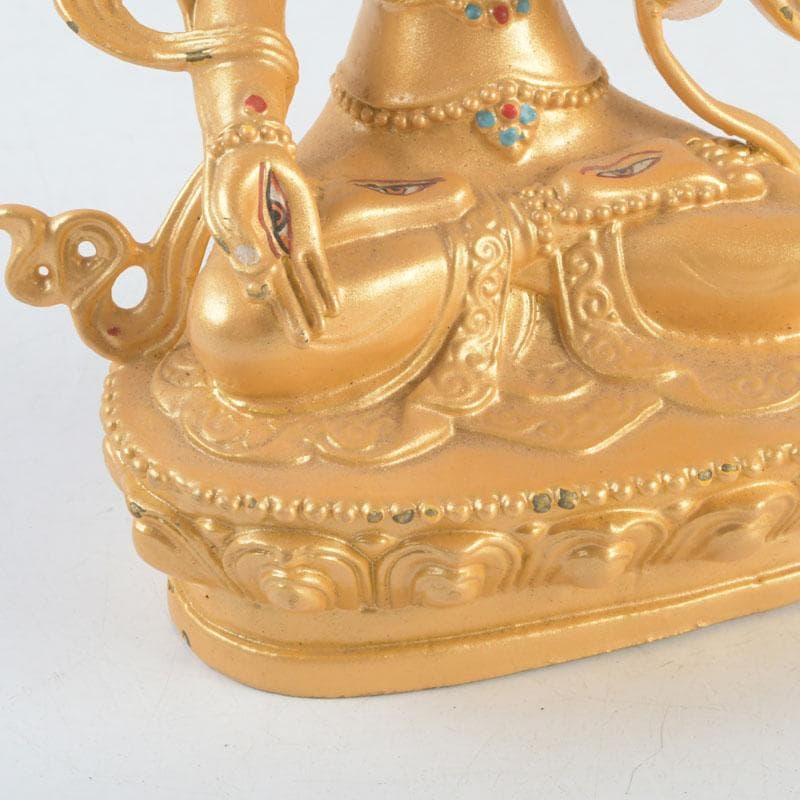 仏教美術　古銅鍍金　チベット仏　仏像　置物　V　9358