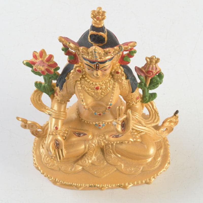 仏教美術　古銅鍍金　チベット仏　仏像　置物　V　9358