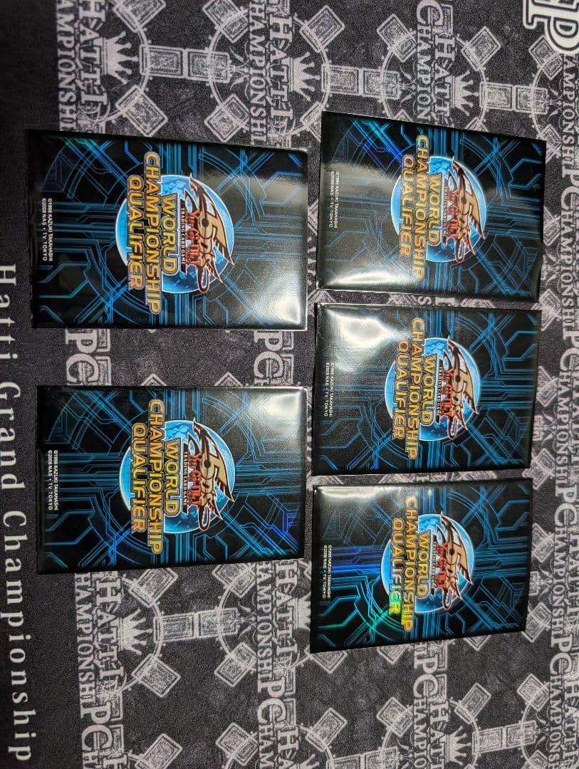 【遊戯王】WCQ2010 青　スリーブ 81枚