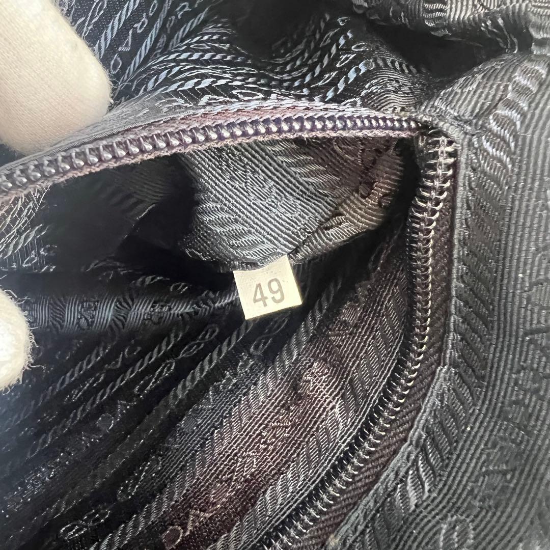 プラダ ダブルチェーン キルティング ショルダーバッグ ナイロン 三角ロゴ