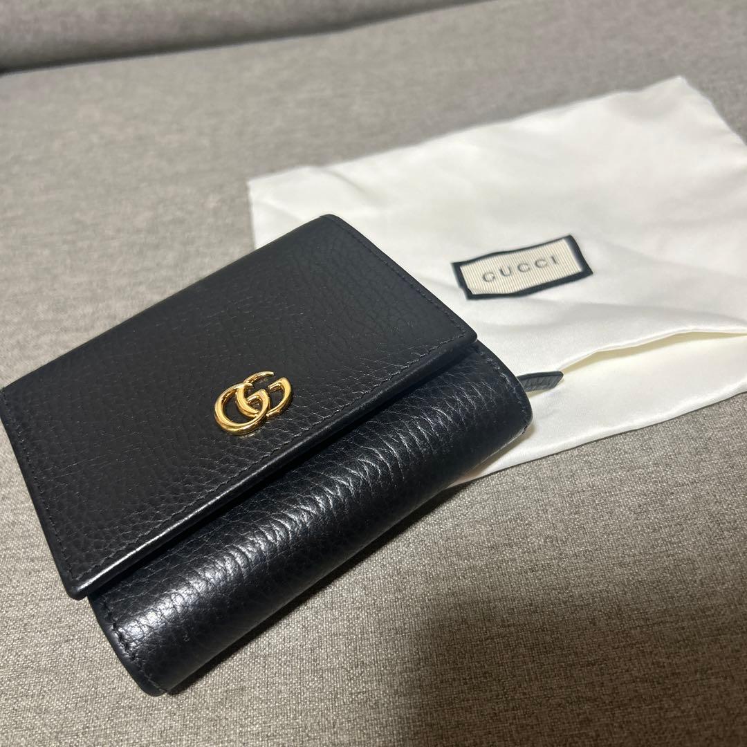 GUCCI マーモント 二つ折り財布 折財布