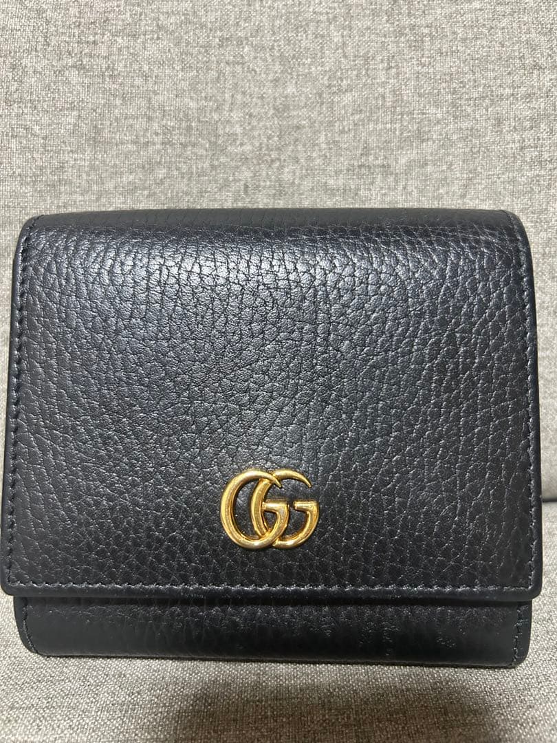 GUCCI マーモント 二つ折り財布 折財布