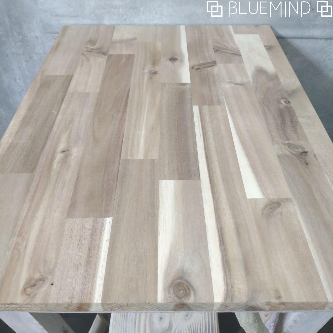 No.1099 化粧板がキレイなの流木の２段テーブル 流木インテリア