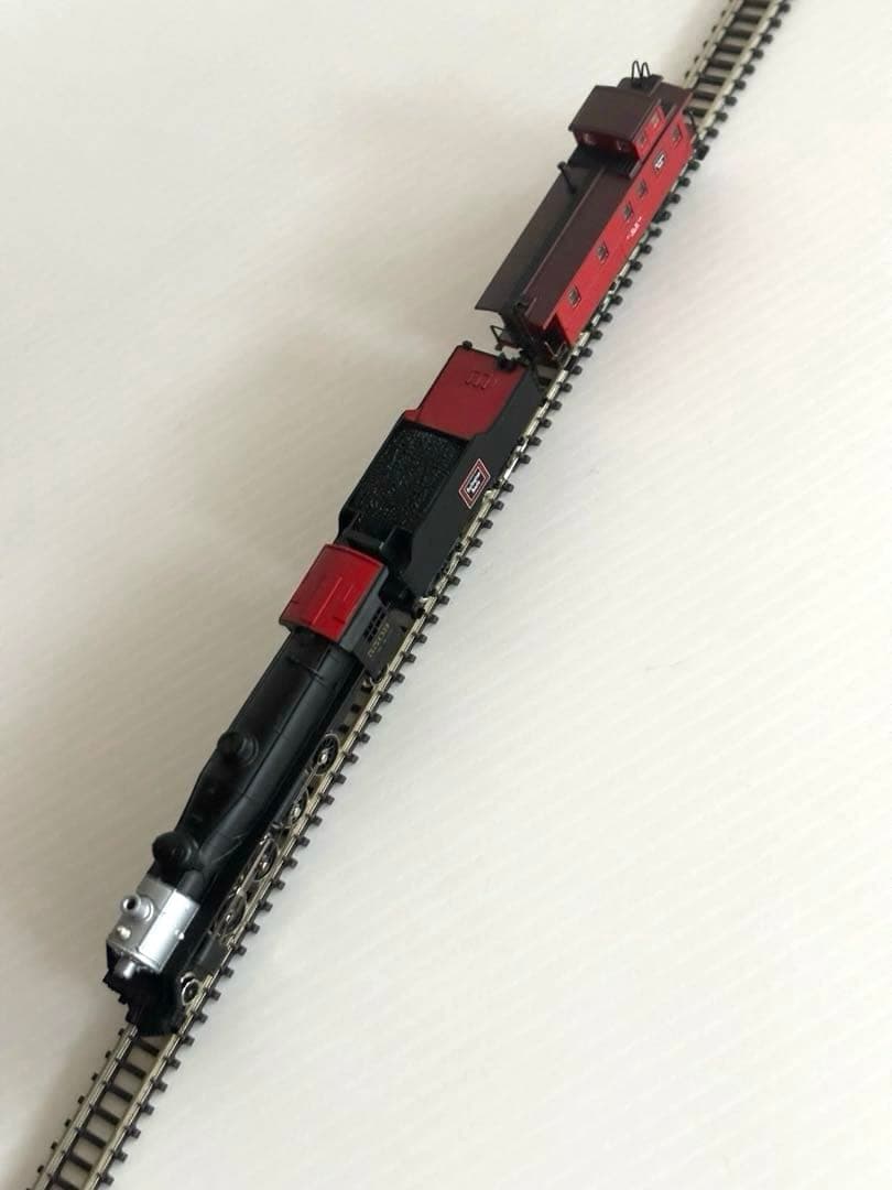 メルクリン　ミニクラブ 　バーリントンルート　ミカド大型蒸気機関車&カブース