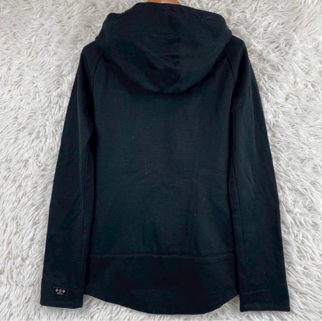 TATRAS SENARCO ジップアップ　パーカー　S ブラック　コットン