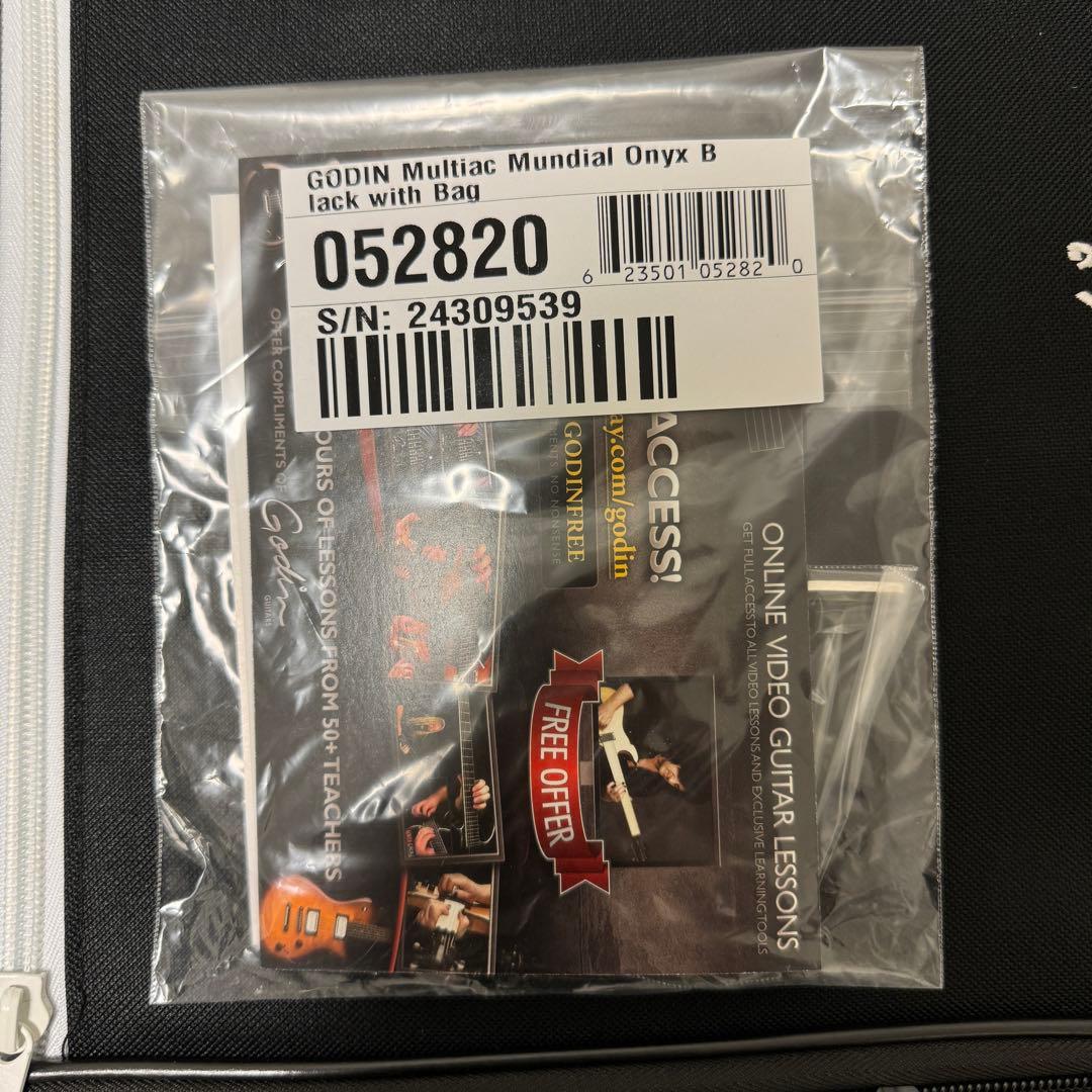 ギター Godin Multiac Mundial Onyx Black