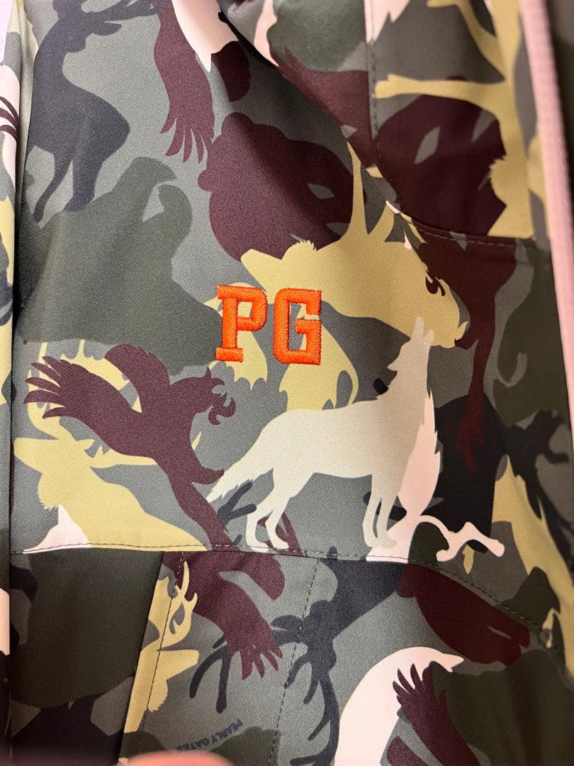 パーリゲイツ　レディース　ジャンバー　ジャンパー　レインウェア　ベスト　迷彩