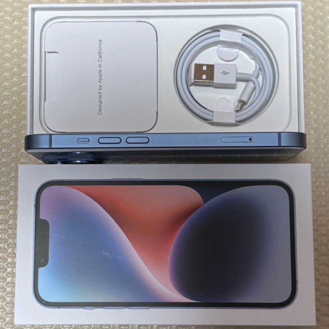 ほぼ新品バッテリー容量100% iPhone14 128GB SIMフリー 本体