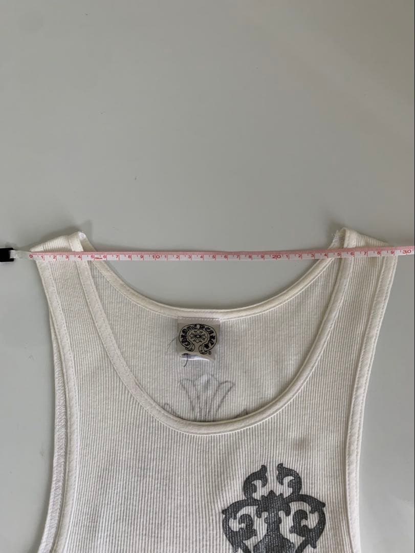 Chrome Hearts ホワイト タンクトップ　M