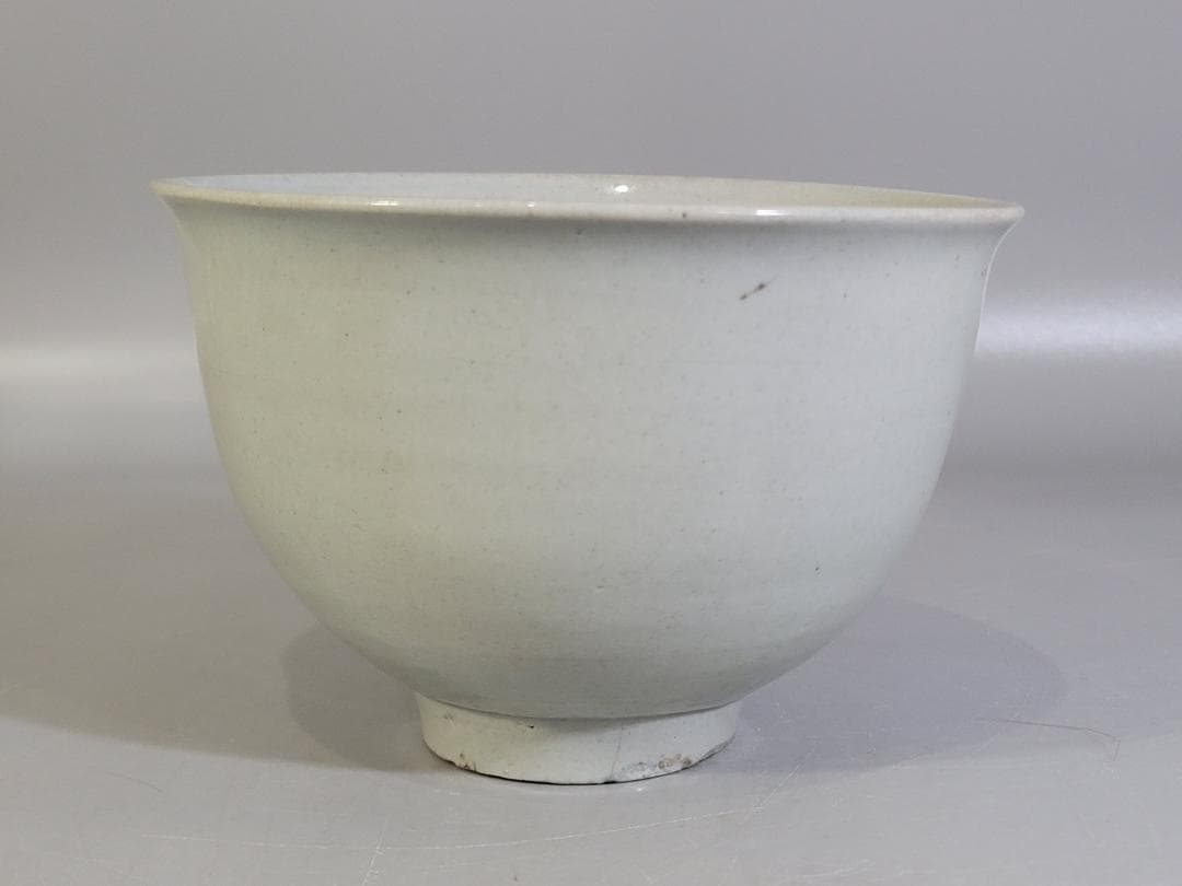 朝鮮 李朝 白磁 碗 深鉢 古美術 DT412