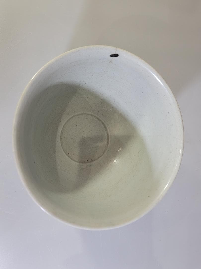 朝鮮 李朝 白磁 碗 深鉢 古美術 DT412