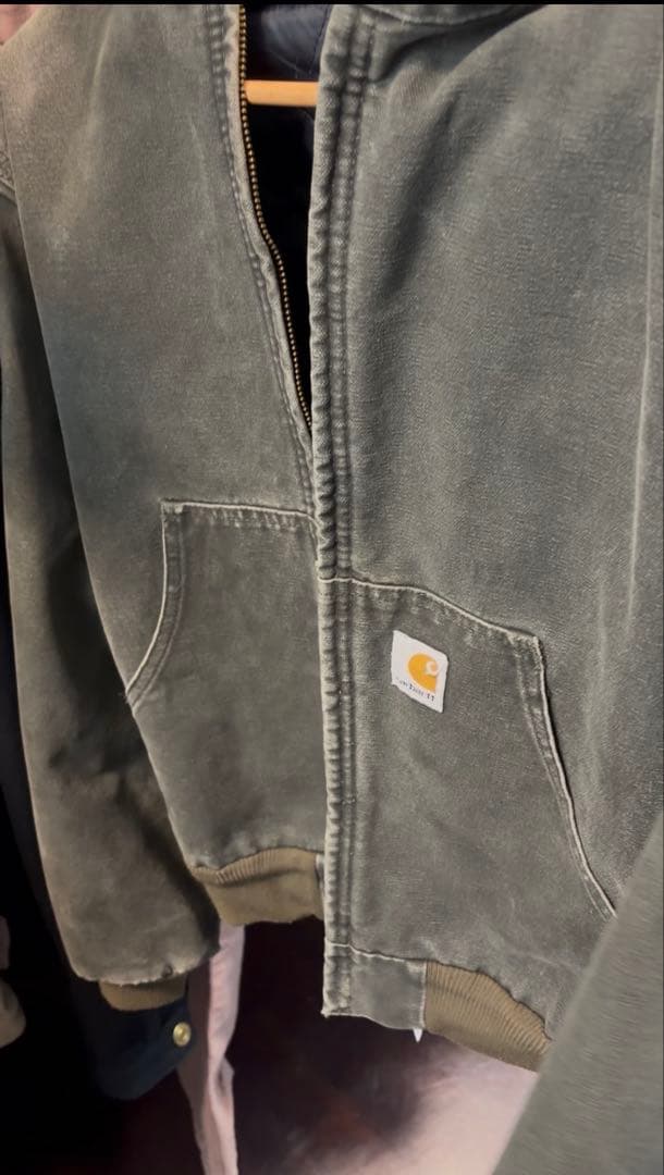 Carhartt フード付きジャケット オリーブグリーンXS