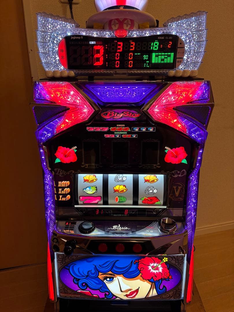 パチスロ！ビッグシオ-30 ジャグランプ付き！
